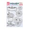 Paintable Watercolor Adhesive Embellishments from Little Birdie